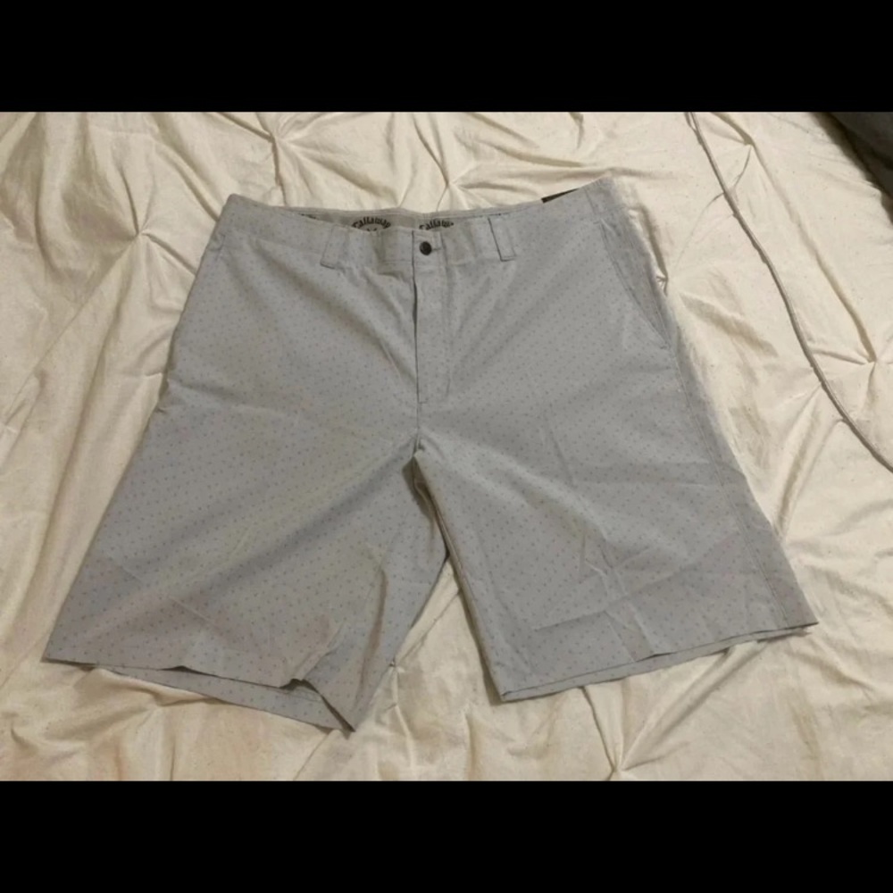 Callaway gray golf shorts